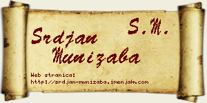 Srđan Munižaba vizit kartica